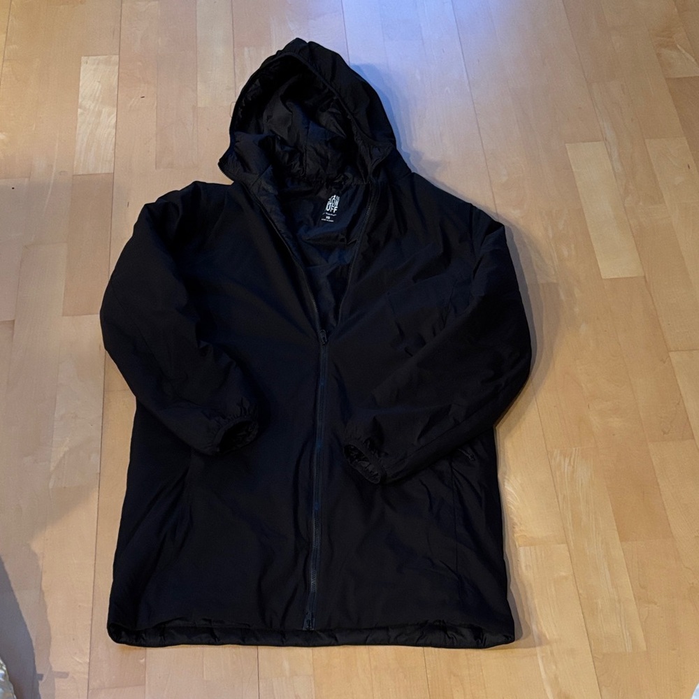 TNA Black Hooded Puffer Jacket